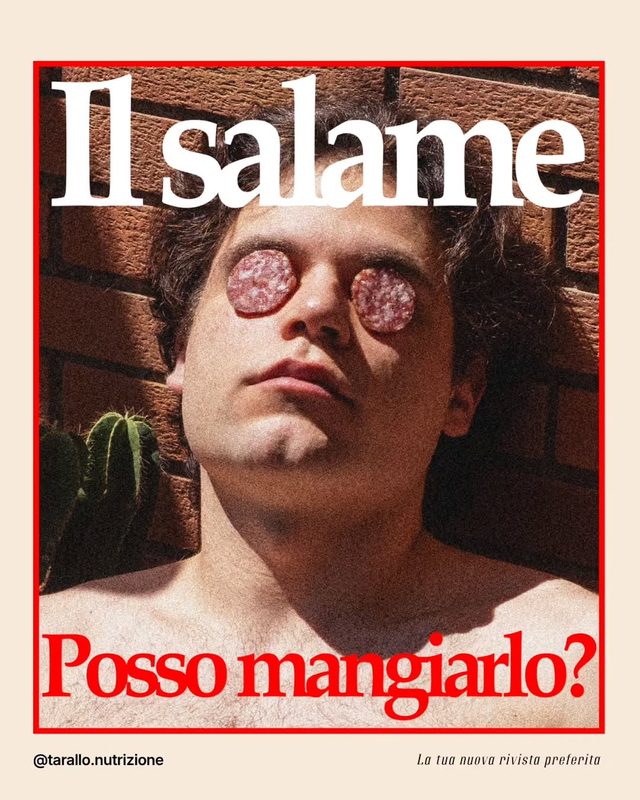 Post Instagram: Il salame, posso mangiarlo?